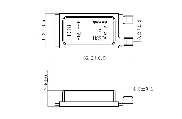 HC18 电机保护器 尺寸图