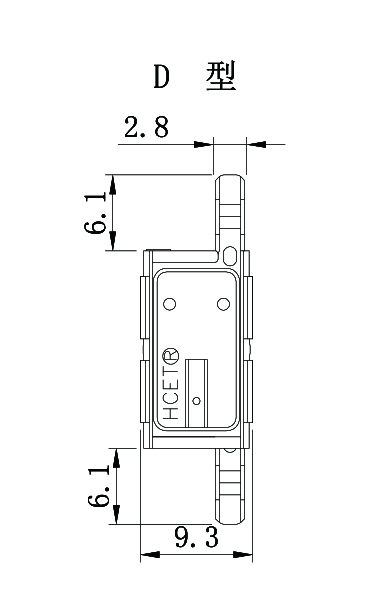 6AP汽车座椅电机保护器尺寸图