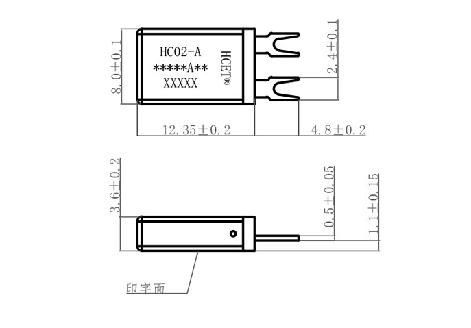 踏板电机保护器-尺寸图