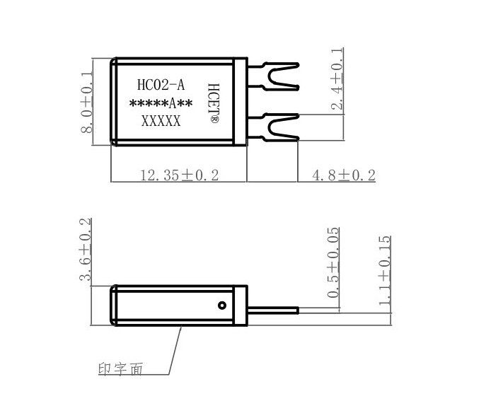 HC02-A天窗电机过载保护器-尺寸图